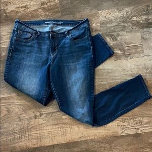 Old Navy Curvy Mid Rise Skinny Jeans